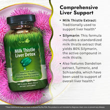 Irwin Naturals Milk Thistle Liver Detox - 60 Liquid Soft-Gels, Supports Liver Health with Dandelion, Artichoke, Turmeric & Green Beet Root - 30 Total Servings