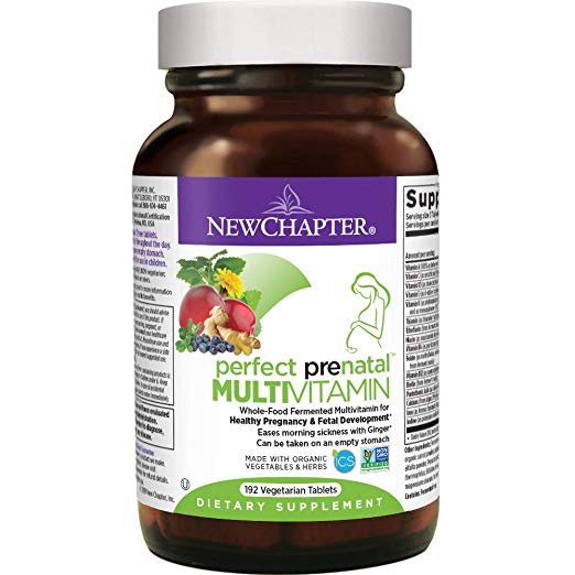 New Chapter Perfect Prenatal Multivitamin - 192 Vegetarian Tablets