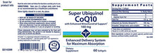 Life Extension Super Ubiquinol CoQ10 with Enhanced Mitochondrial Support 100 mg - 60 Softgels