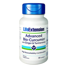 Life Extension Advanced Bio-Curcumin with Ginger & Turmerones Highly Absorbable Fully Body Benefits - 30 Softgels