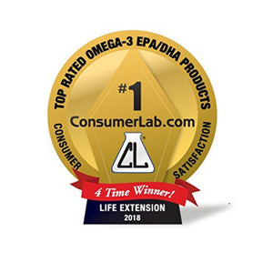Life Extension Super Omega-3 Fish Oil with Sesame Lignans & Olive Extract, Heart & Joint Support - 120 Softgels 