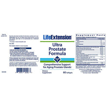 Life Extension Ultra Prostate Formula, Advanced, Multi-nutrient Formula for Prostate Health Support - 60 softgels