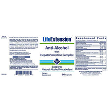 Life Extension Anti-Alcohol HepatoProtection Complex - 60 Vegetarian Capsules