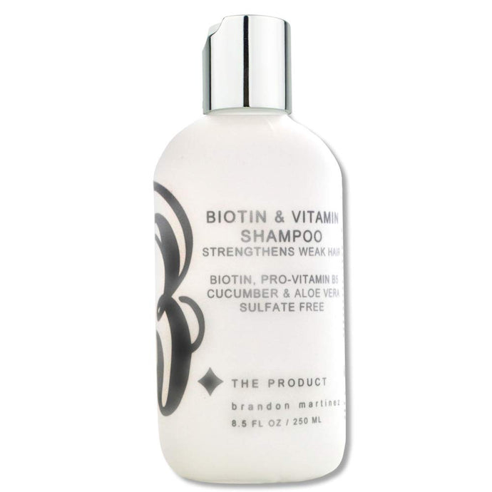 Biotin Vitamin Shampoo For Hair Growth, Aloe Vera & Cucumber With Pro Vitamin B, B THE PRODUCT 8.5oz