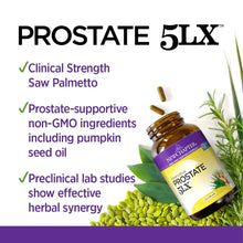 New Chapter Prostate 5LX Holistic Prostate Support Supplement with Saw Palmetto - 60 Vegetarian Capsules