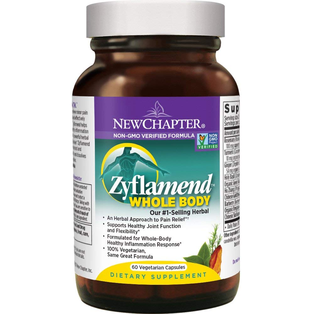 New Chapter Zyflamend Whole Body Herbal Pain Relief - 60 Vegetarian Capsules