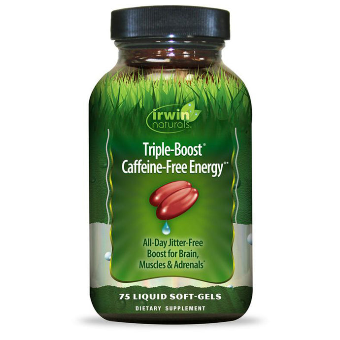 Irwin Naturals Triple-Boost Caffeine-Free Energy 75 - Liquid Softgels