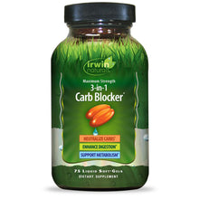 Irwin Naturals 3-in-1 Carb Blocker Appetite Control Metabolism Support - 75 Liquid Softgels