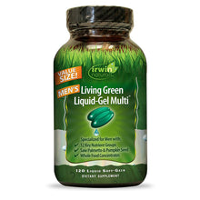 Irwin Naturals Men's Multivitamin Living Green Liquid-Gel Multi - 120 Liquid Softgels