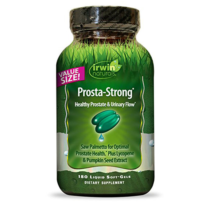Irwin Naturals Prosta-Strong, Supports Prostate Health and Urinary Flow - 180 Liquid Softgels
