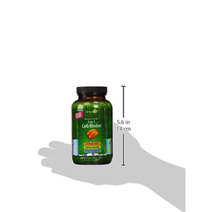 Irwin Naturals 3-in-1 Carb Blocker Appetite Control Metabolism Support - 150 Liquid Softgels