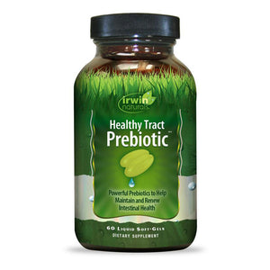 Irwin Naturals - Healthy Tract Prebiotic - 60 ct - Powerful Prebiotics to Help Maintain and Renew Intestinal Health