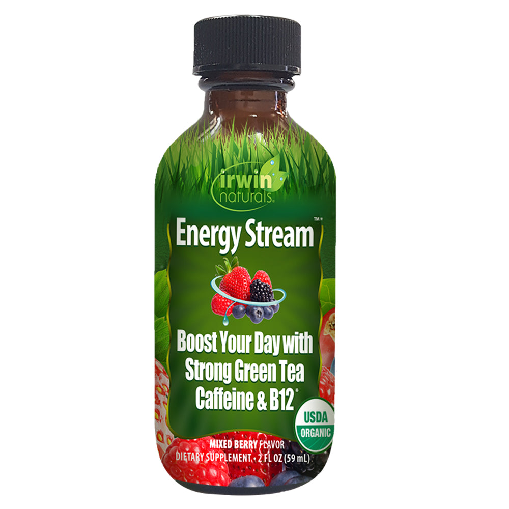 Irwin Naturals Organic Energy Stream Mixed Berry (2 fl oz)