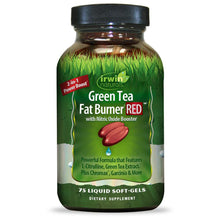 Irwin Naturals - Green Tea Fat Burner RED - 75 ct - with Nitric Oxide Booster; 2-in-1 Power Boost