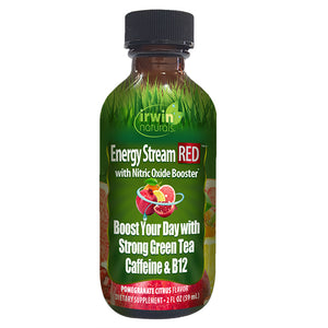 Irwin Naturals Energy Stream Red Energy Shot with Nitric Oxide Booster - Pomegranate Citrus (2 fl oz)