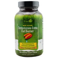 Irwin Naturals Testosterone Extra Fat Burner Supplement, 60 Liquid Soft Gels