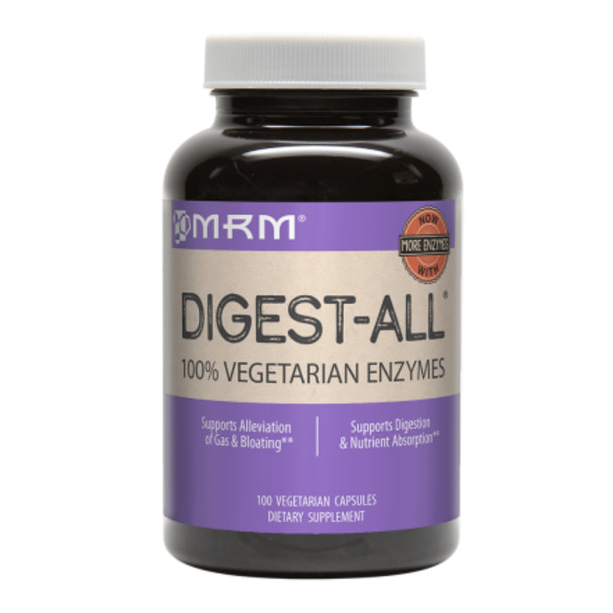 MRM Digest-All Vegetarian Enzymes, Digestive Support Supplement, 100 Vegetarian Capsules