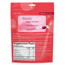 NeoCell Beauty Bursts Collagen Soft Chews 2,000mg Collagen, Hyaluronic Acid, Vitamin C - Super Fruit Punch Flavor – 60 Count