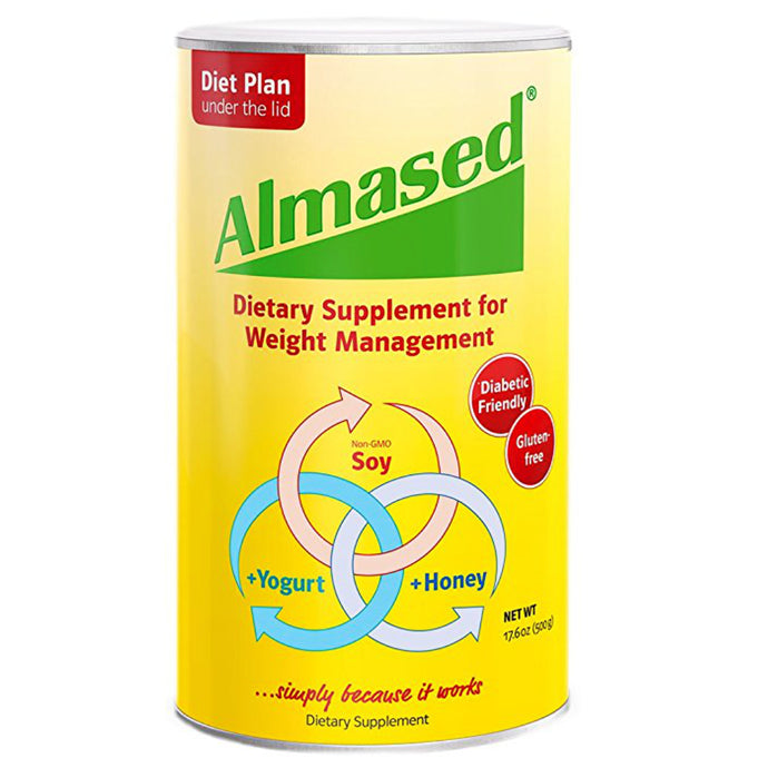Almased Multi Protein Powder Supplement Supports Weight Loss, Health and Energy 17.6 oz