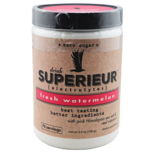 Superieur Electrolyte Mix with Pink Himalayan Sea Salt and Vitamin C, 6.9 Ounce