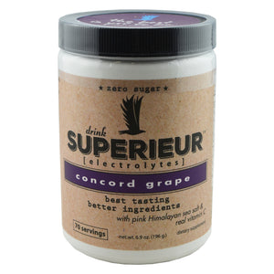 Superieur Electrolyte Mix with Pink Himalayan Sea Salt and Vitamin C, 6.9 Ounce