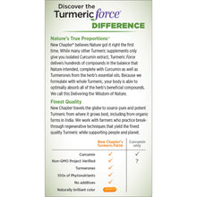 New Chapter Turmeric Supplement for Inflammation Support, Turmeric Force One Daily - 144 Vegetarian Capsules