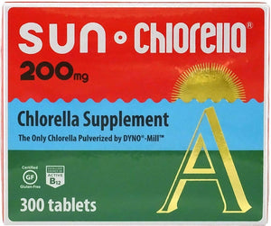 Sun Chlorella A Tablets - Chlorella Supplement Vitamin - 200mg 300 Tablets