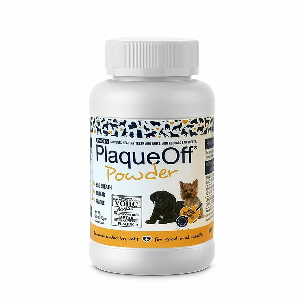 ProDen PlaqueOff Powder for Bad Breath, Tartar, & Plaque 60g, 180g, or 420g