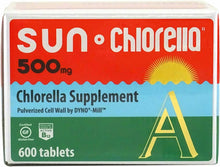 Sun Chlorella A Tablets 500mg Chlorella Vitamin Supplement for General Wellness